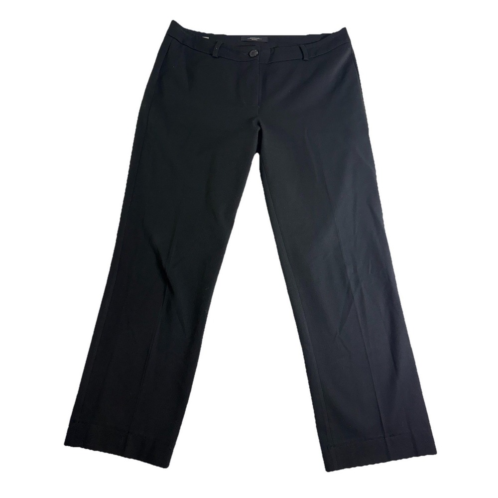 Weekend Max Mara Cigarette Pants Women 33 Black Excellent Stretch Straight Leg